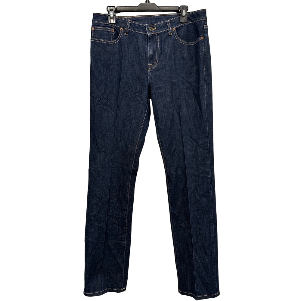1791 Co Denim Mens Straight Leg Jeans Dark Indigo Wash Size 31x34 Cotton